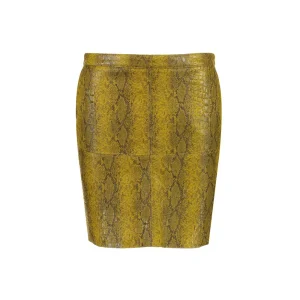 Vrouwen Geisha Fashion Geisha Rok Croco 96855-20 Mustard
