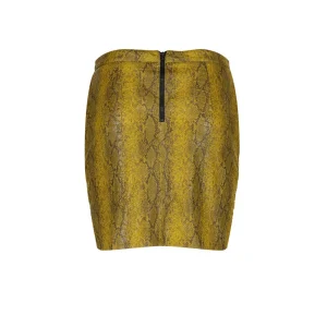 Vrouwen Geisha Fashion Geisha Rok Croco 96855-20 Mustard