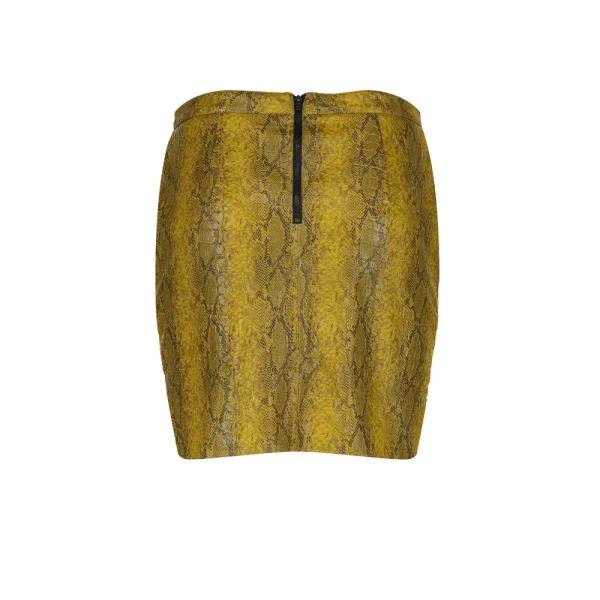 Vrouwen Geisha Fashion Geisha Rok Croco 96855-20 Mustard