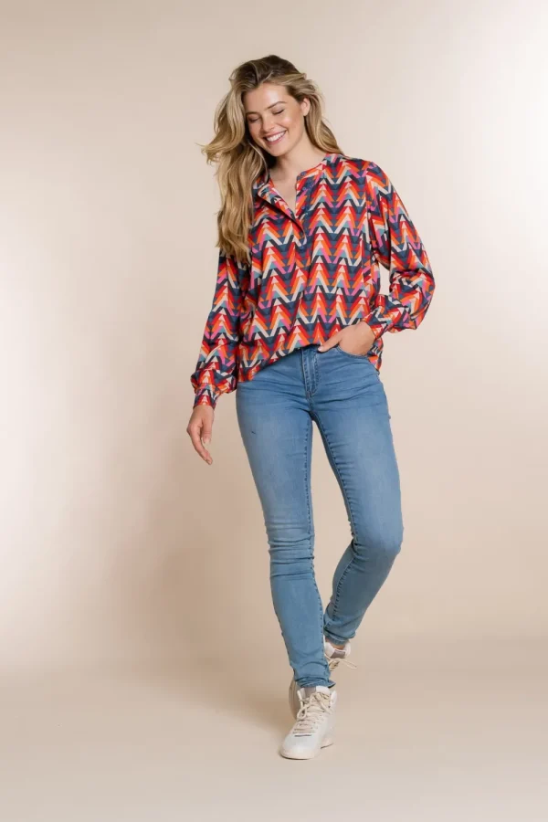 Vrouwen Geisha Fashion Geisha Skinny Jeans 21509-10 Blue Denim