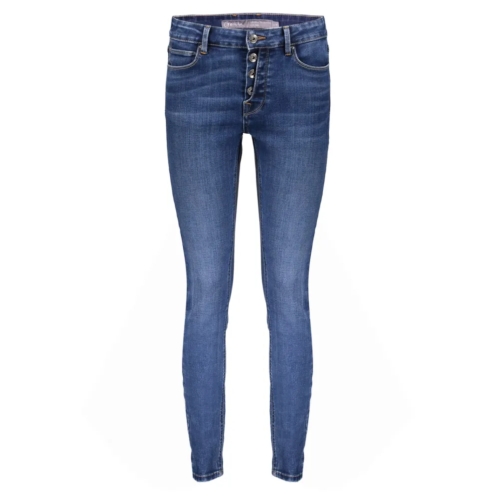geisha_skinny_jeans_butto_1.webp Vrouwen Geisha Fashion Geisha Skinny Jeans Button Closure 21868-50 Blue Denim