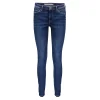Vrouwen Geisha Fashion Geisha Skinny Jeans Pocket Details 21584-50 Lou Dark Blue Denim