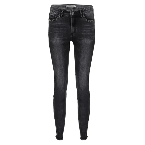 Vrouwen Geisha Fashion Geisha Slimfit Jeans 11843-24 Black Denim