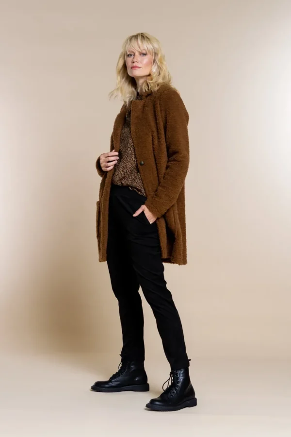 Vrouwen Geisha Fashion Geisha Suedine Broek 11519-10 Camel