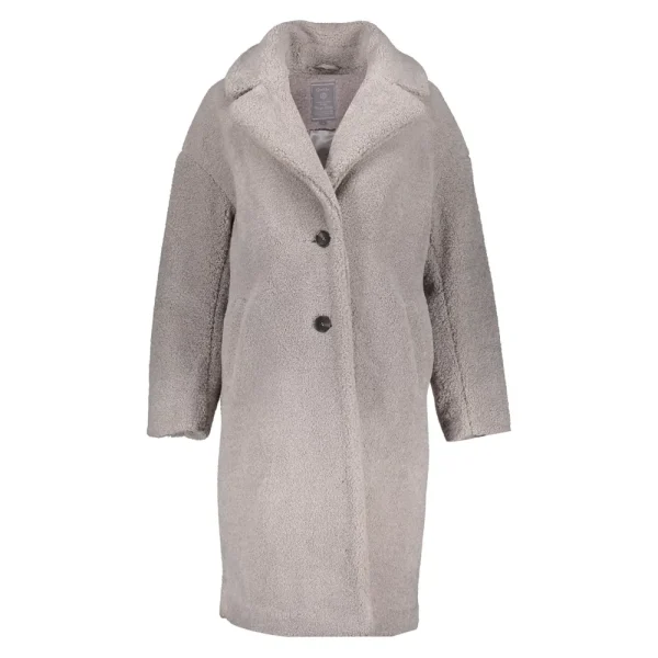 Vrouwen Geisha Fashion Geisha Teddy Coat 28562-12 Light Grey