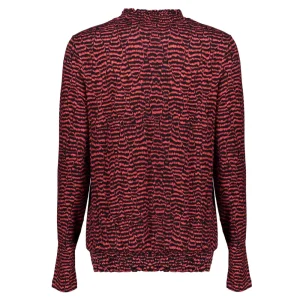 Vrouwen Geisha Fashion Geisha Tricot Top Smock Kraag 22522-60 Zwart