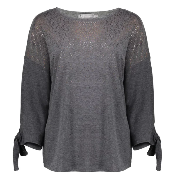 Vrouwen Geisha Fashion Geisha Trui Strik 03543-60 Anthracite