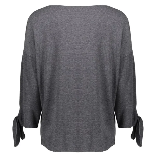 Vrouwen Geisha Fashion Geisha Trui Strik 03543-60 Anthracite