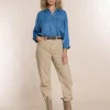 Vrouwen Geisha Fashion Geisha Wide Worker Jeans 21532-10 Sand